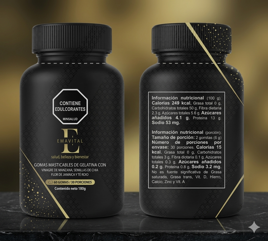 Gomitas de Vinagre de Manzana y Chía - Digestión y Control de Antojos (2X3)