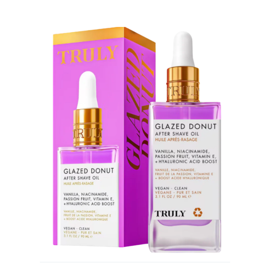 Truly Glazed Donut After Shave Oil 90ml | Aceite Corporal Iluminador con Niacinamida y Ácido Hialurónico