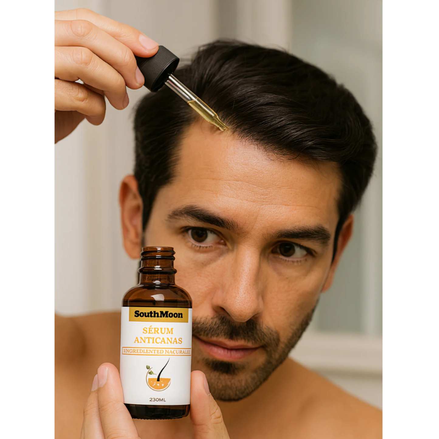 South Moon Sérum Capilar con Reishi Ganoderma 30ml | Tratamiento Natural para Cabello Opaco y Sin Vida