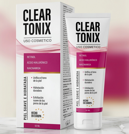 Crema ClearTonix Retinol + Ácido Hialurónico - Antiedad Total - 50ml